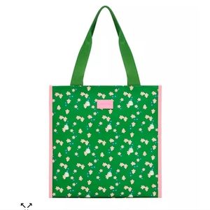 New Marc Jacobs Green Pink Canvas Tote from Daisy Fragrance Collection 2…